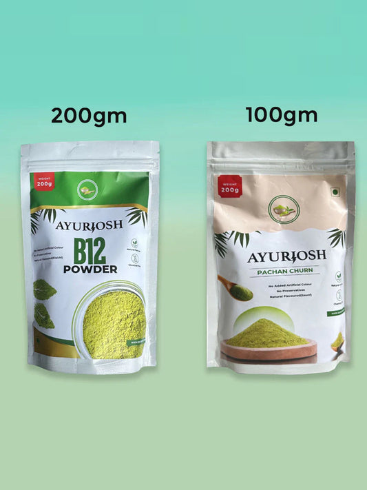 Combo Ayurjosh B-12 Powder and Pachan Churn